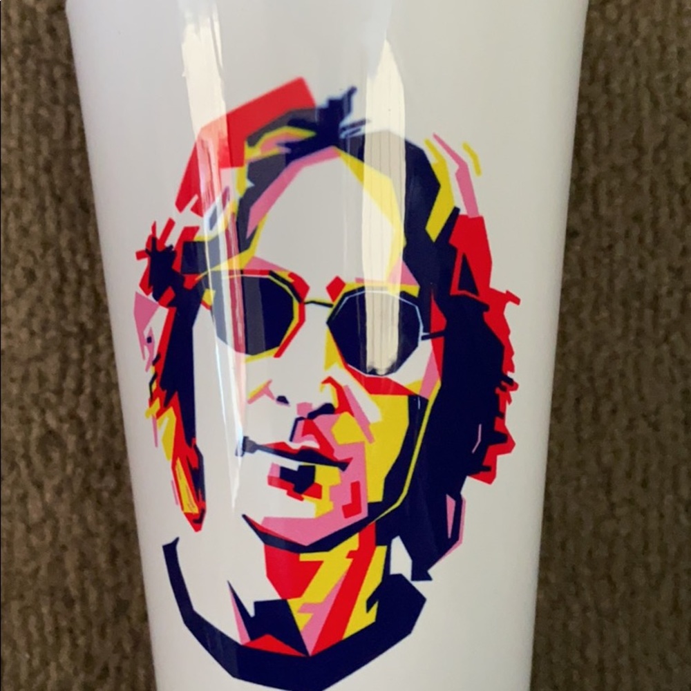 Rare John Lennon 2017 Glass